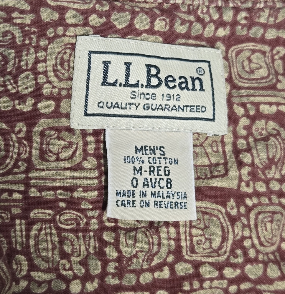 Vintage L.L. Bean Maximalist Casual Button Down Shirt - Picture 3 of 4